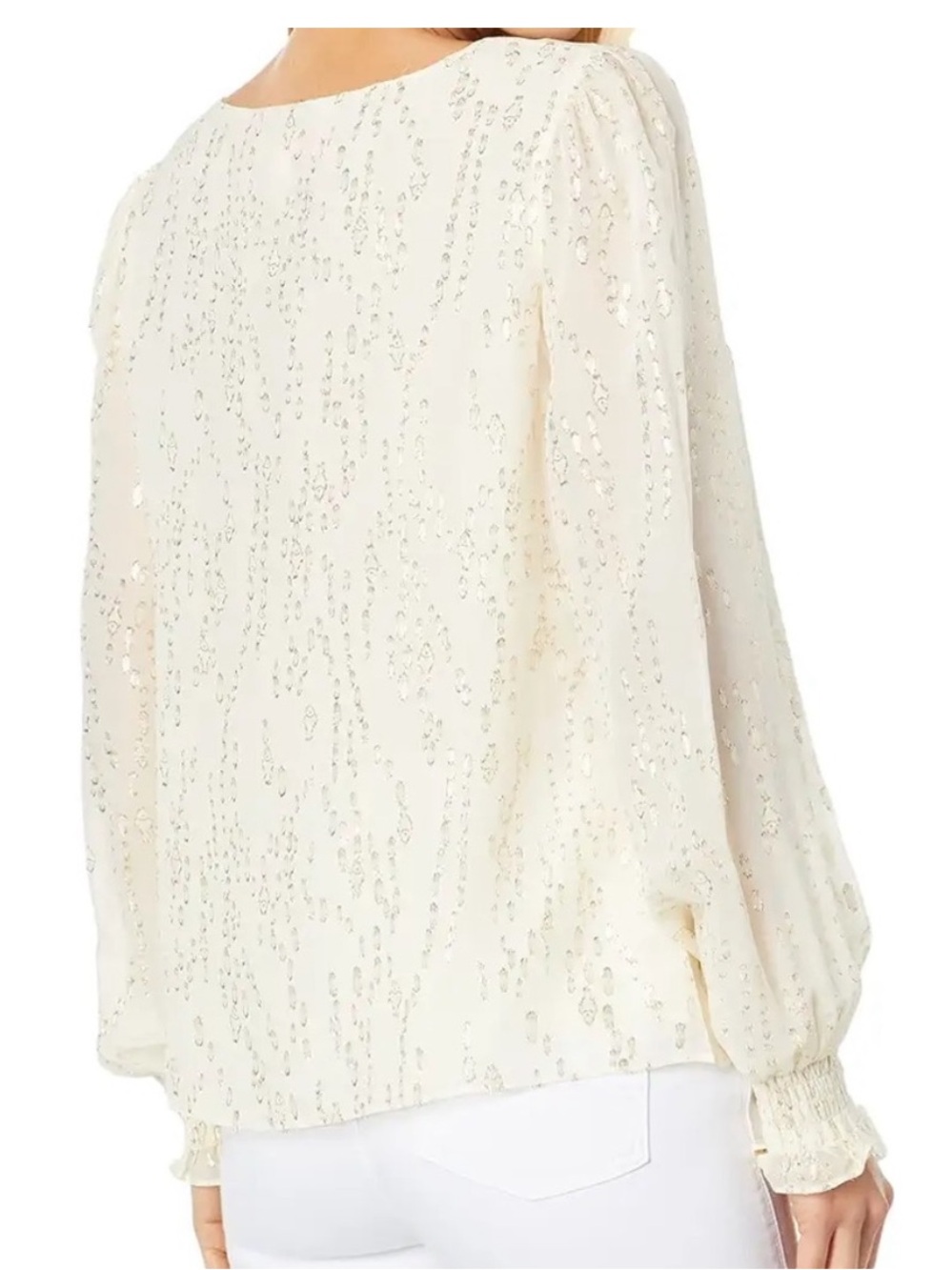 Lilly Pulitzer IDINA top Coconut Fish Clip size M - Picture 2 of 16